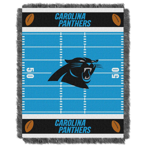 Carolina Panthers NFL Triple Woven Jacquard Throw (Field Baby Series) (36x48)