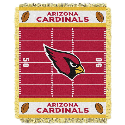 Arizona Cardinals NFL Triple Woven Jacquard Throw (Field Baby Series) (36x48)