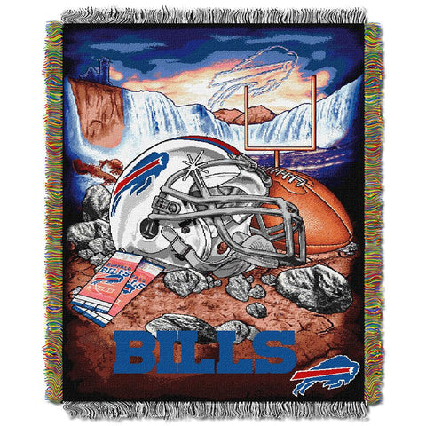 Buffalo Bills NFL Woven Tapestry Throw (Home Field Advantage) (48x60)