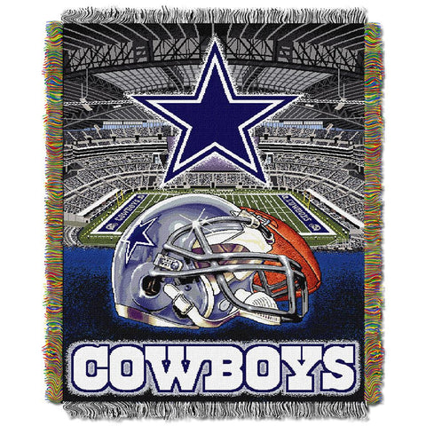 Dallas Cowboys NFL Woven Tapestry Throw (Home Field Advantage) (48x60)
