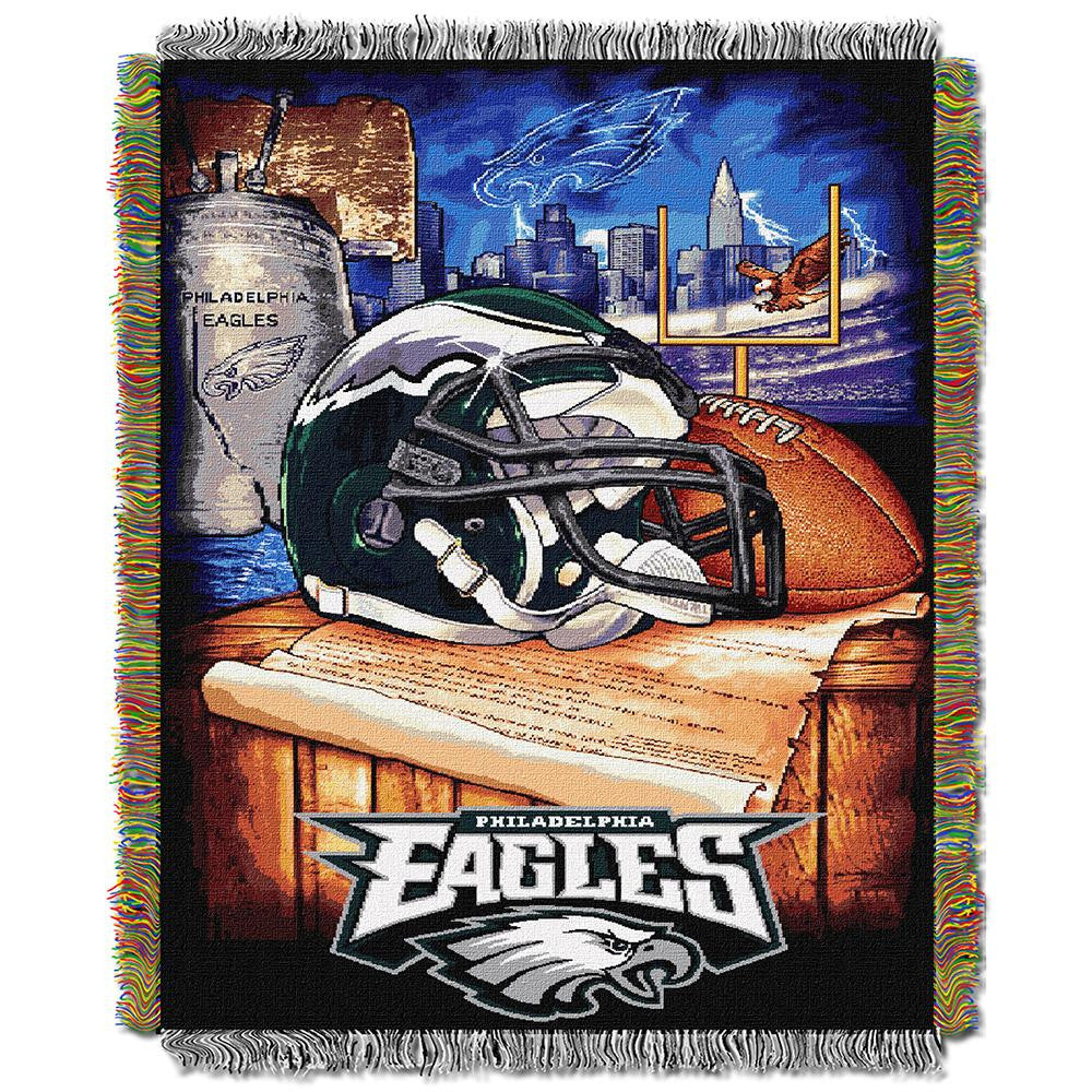 Philadelphia Eagles NFL Woven Tapestry Throw (Home Field Advantage) (48x60)