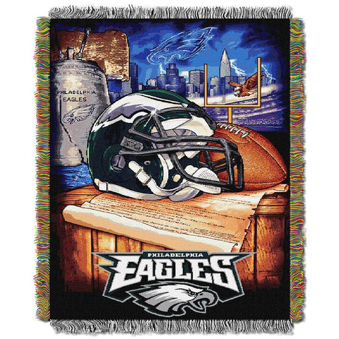 Philadelphia Eagles NFL Woven Tapestry Throw (Home Field Advantage) (48x60)