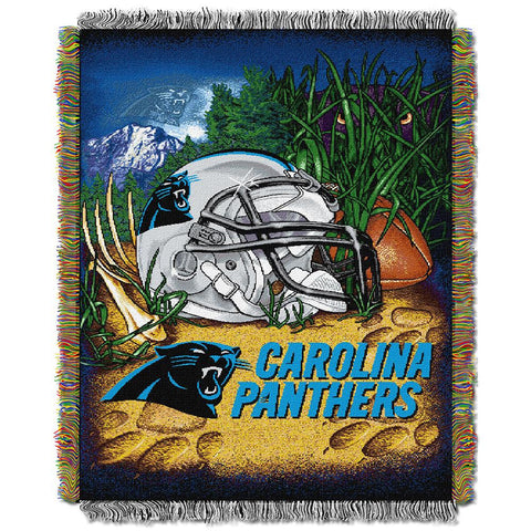 Carolina Panthers NFL Woven Tapestry Throw (Home Field Advantage) (48x60)
