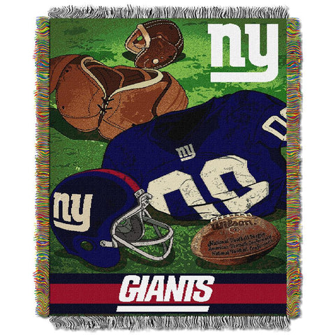 New York Giants NFL Woven Tapestry Throw (Vintage Series) (48x60)