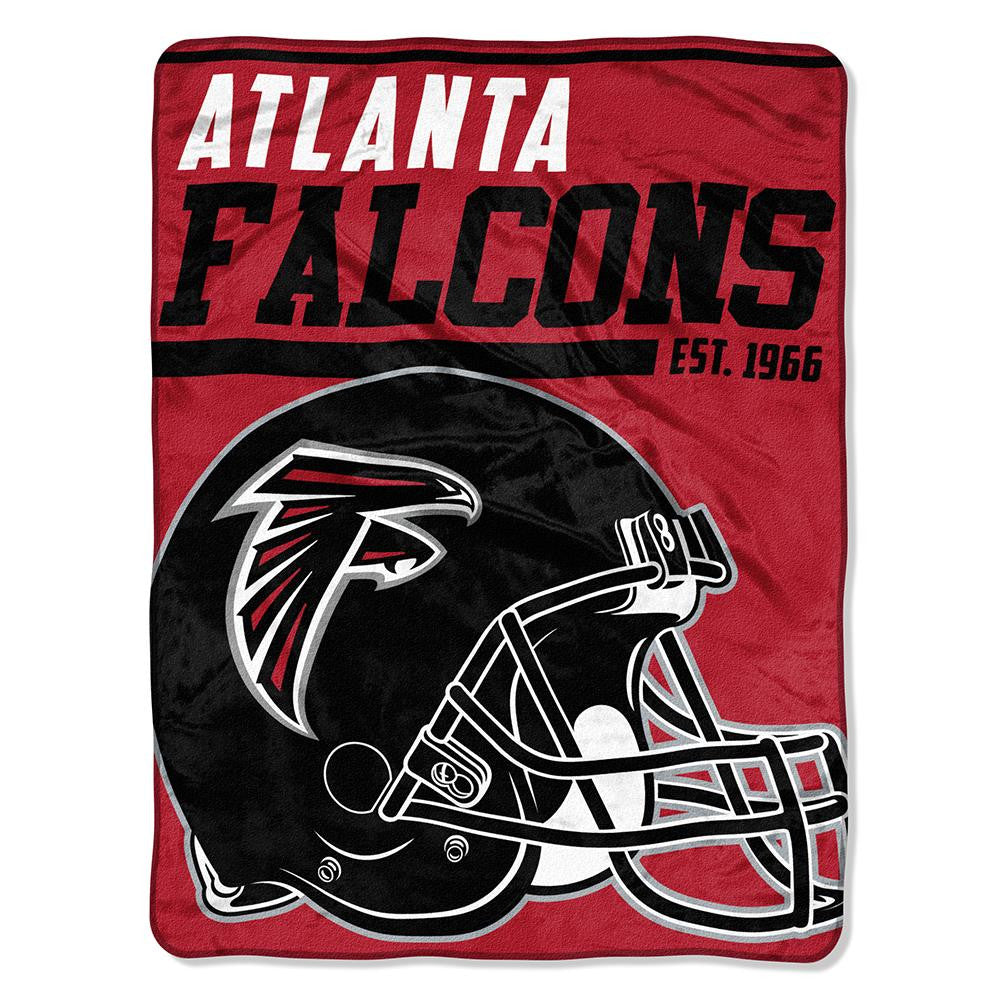 Atlanta Falcons Nfl Micro Raschel Blanket (40-yard Dash Series) (46in X 60in)