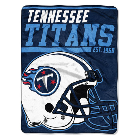 Tennessee Titans Nfl Micro Raschel Blanket (40-yard Dash Series) (46in X 60in)