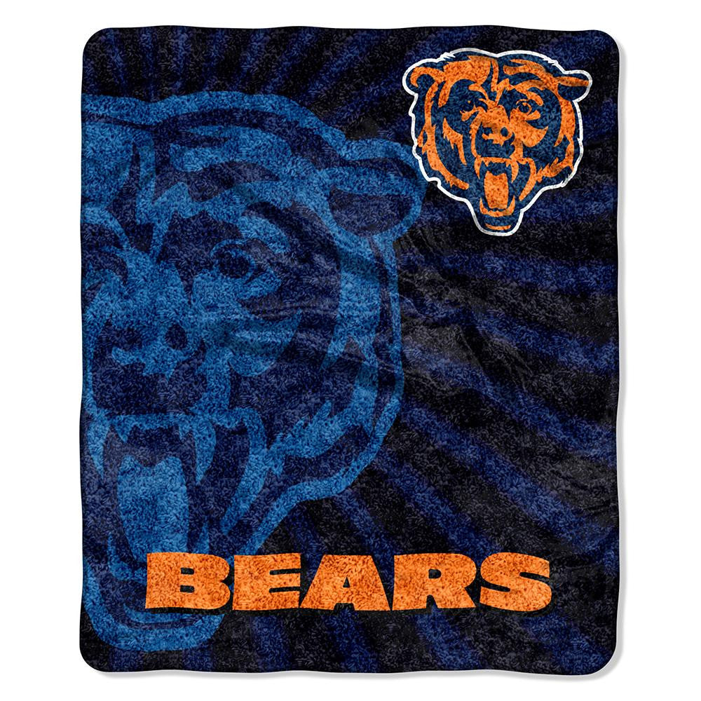 Chicago Bears NFL Sherpa Throw (Strobe Series) (50in x 60in)