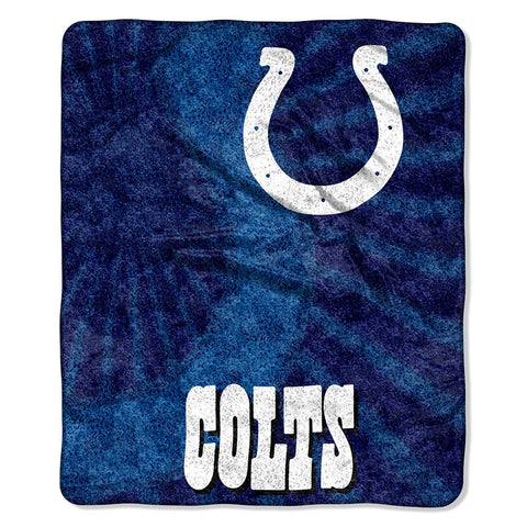 Indianapolis Colts NFL Sherpa Throw (Strobe Series) (50in x 60in)