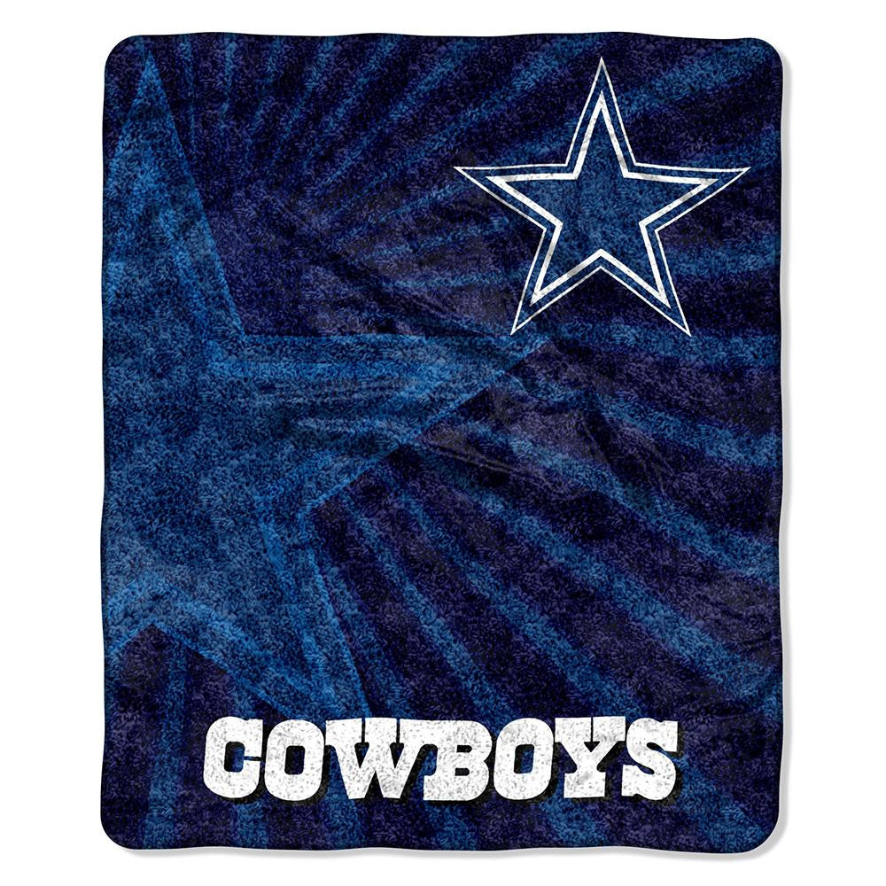 Dallas Cowboys NFL Sherpa Throw (Strobe Series) (50in x 60in)