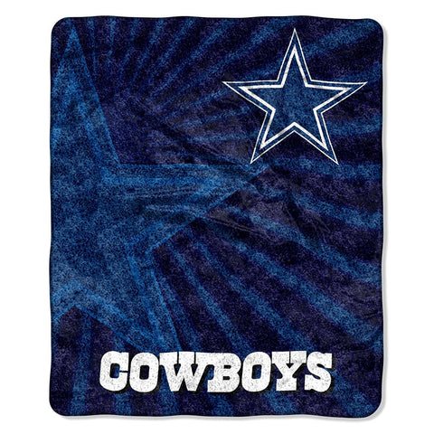 Dallas Cowboys NFL Sherpa Throw (Strobe Series) (50in x 60in)