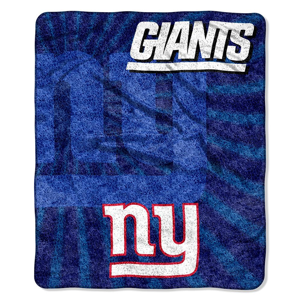 New York Giants NFL Sherpa Throw (Strobe Series) (50in x 60in)