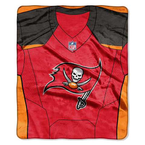 Tampa Bay Buccaneers Nfl Royal Plush Raschel Blanket (jersey Raschel) (50in X 60in)