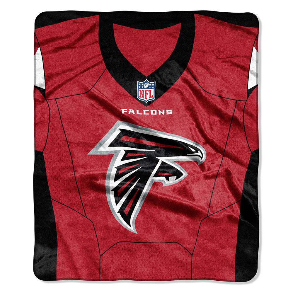 Atlanta Falcons Nfl Royal Plush Raschel Blanket (jersey Raschel) (50in X 60in)