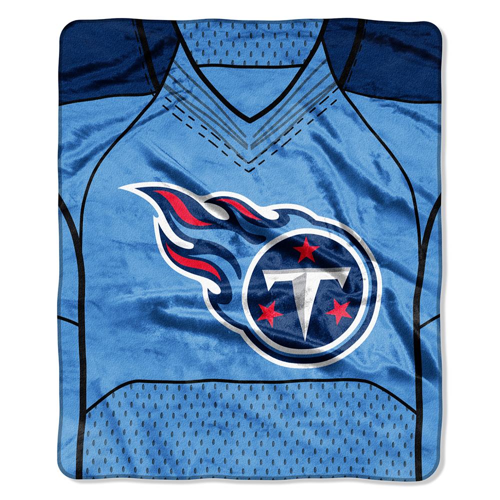 Tennessee Titans Nfl Royal Plush Raschel Blanket (jersey Raschel) (50in X 60in)