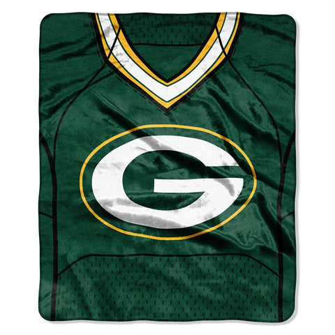 Green Bay Packers Nfl Royal Plush Raschel Blanket (jersey Raschel) (50in X 60in)