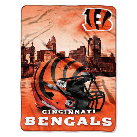 Cincinnati Bengals Nfl Silk Touch Throw (heritage Series) (60inx80in)