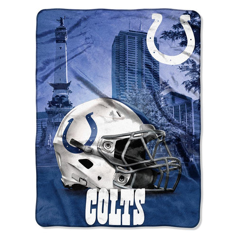 Indianapolis Colts Nfl Silk Touch Throw (heritage Series) (60inx80in)