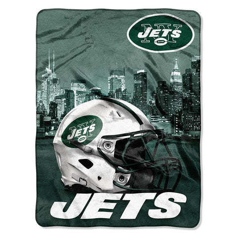 New York Jets Nfl Silk Touch Throw (heritage Series) (60inx80in)