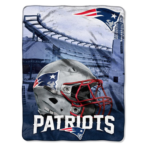 New England Patriots Nfl Silk Touch Throw (heritage Series) (60inx80in)