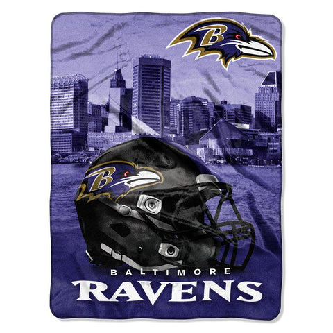 Baltimore Ravens Nfl Silk Touch Throw (heritage Series) (60inx80in)