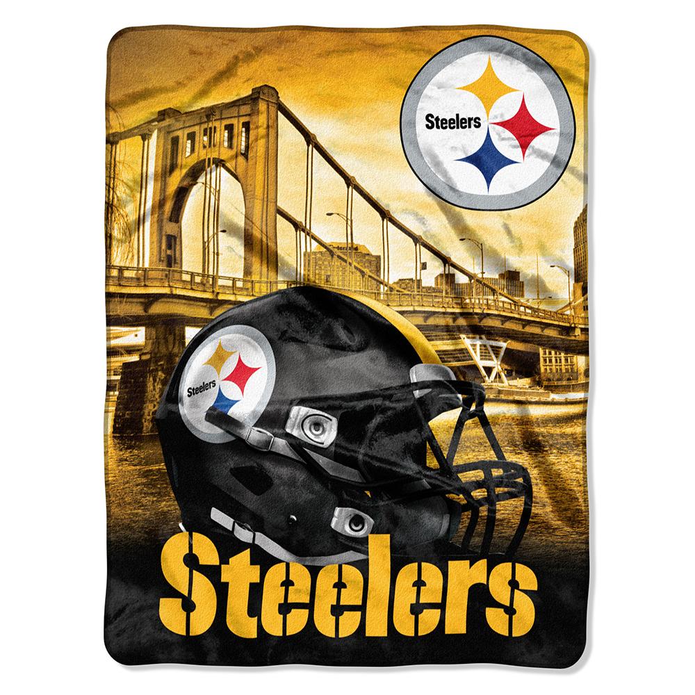 Pittsburgh Steelers Nfl Silk Touch Throw (heritage Series) (60inx80in)