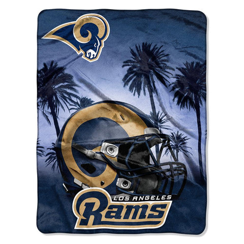 Los Angeles Rams Nfl Silk Touch Throw (heritage Series) (60inx80in)