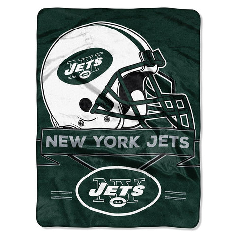 New York Jets NFL Royal Plush Raschel (Prestige Series)