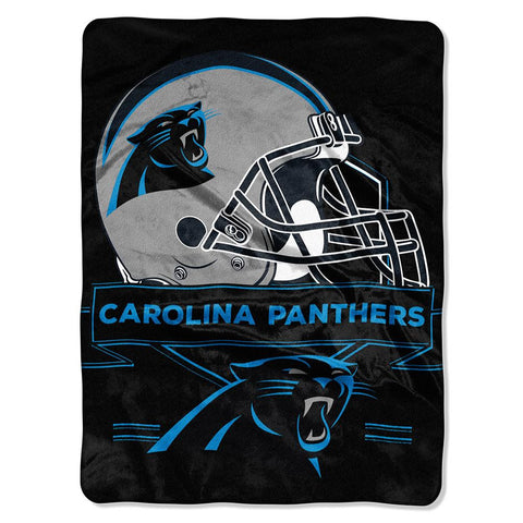 Carolina Panthers NFL Royal Plush Raschel (Prestige Series)