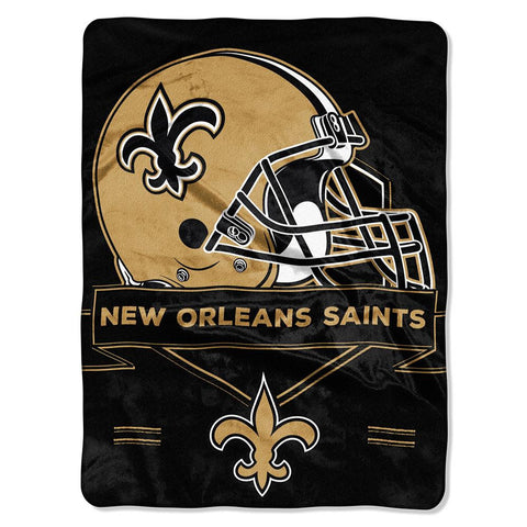 New Orleans Saints NFL Royal Plush Raschel (Prestige Series)