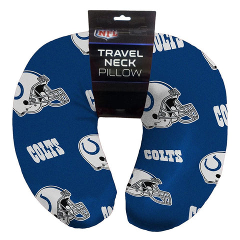 Indianapolis Colts NFL Beadded Spandex Neck Pillow (12in x 13in x 5in)
