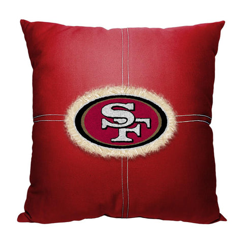 San Francisco 49ers NFL Team Letterman Pillow (18x18)