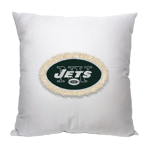 New York Jets NFL Team Letterman Pillow (18x18)