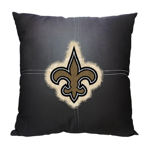 New Orleans Saints NFL Team Letterman Pillow (18x18)