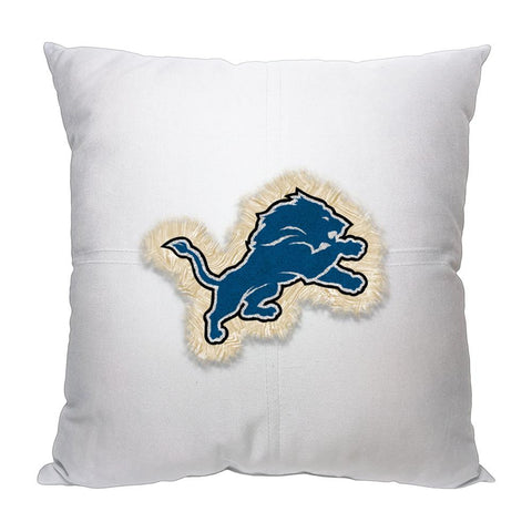 Detroit Lions NFL Team Letterman Pillow (18x18)