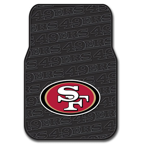 San Francisco 49ers NFL Car Front Floor Mats (2 Front) (17x25)