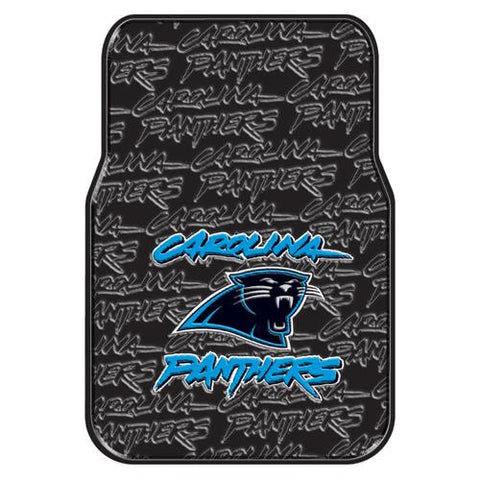 Carolina Panthers NFL Car Front Floor Mats (2 Front) (17x25)