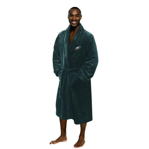 Philadelphia Eagles NFL Men's Silk Touch Bath Robe (L-XL)