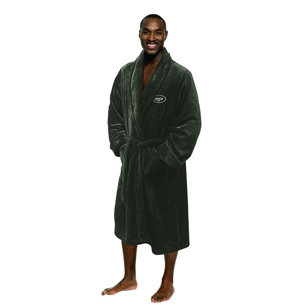New York Jets NFL Men's Silk Touch Bath Robe (L-XL)