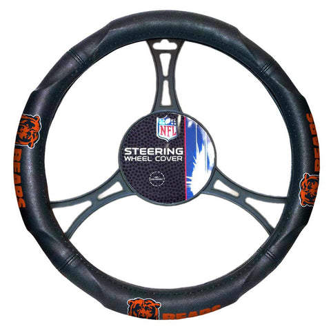 Chicago Bears NFL Steering Wheel Cover (14.5 to 15.5)