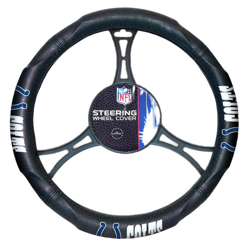 Indianapolis Colts NFL Steering Wheel Cover (14.5 to 15.5)