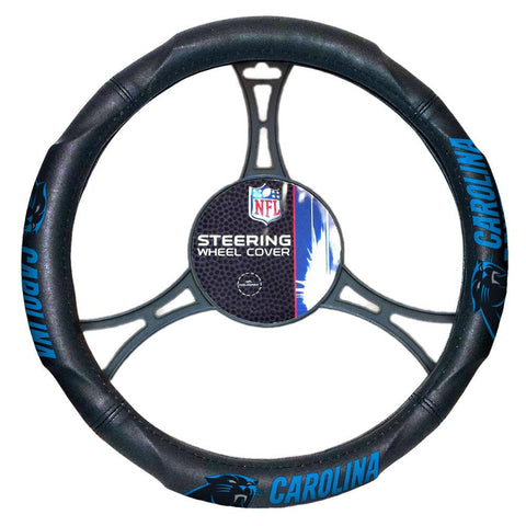 Carolina Panthers NFL Steering Wheel Cover (14.5 to 15.5)