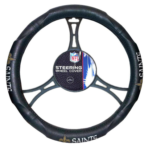 New Orleans Saints NFL Steering Wheel Cover (14.5 to 15.5)