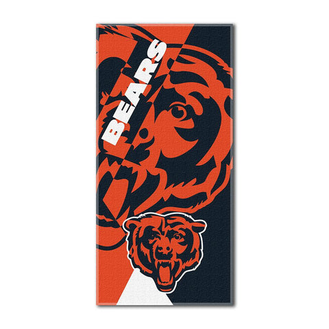 Chicago Bears NFL ?Puzzle? Over-sized Beach Towel (34in x 72in)