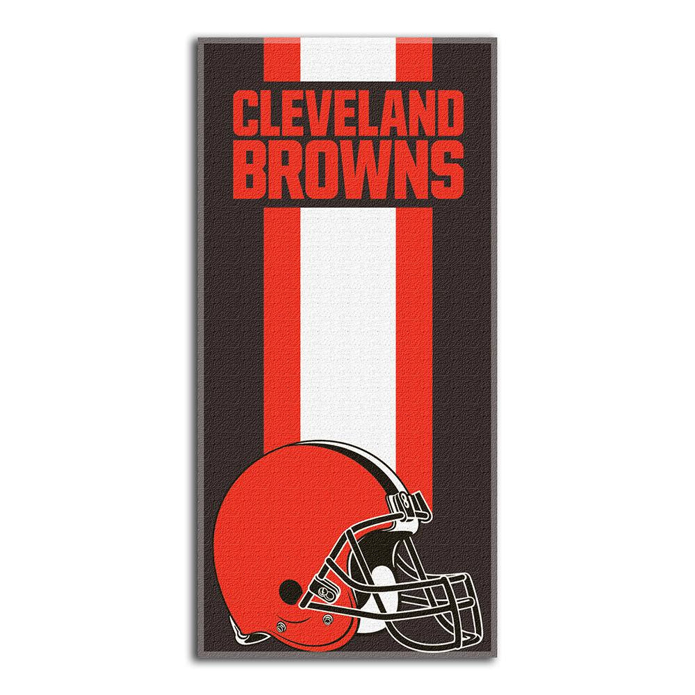Cleveland Browns NFL Zone Read Cotton Beach Towel (30in x 60in)