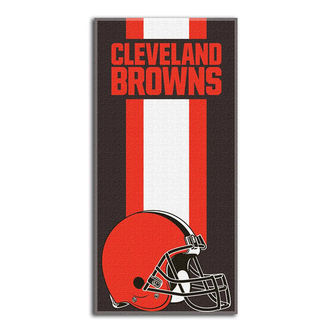 Cleveland Browns NFL Zone Read Cotton Beach Towel (30in x 60in)