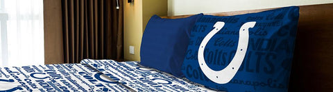 Indianapolis Colts Nfl Twin Sheet Set (anthem Series)