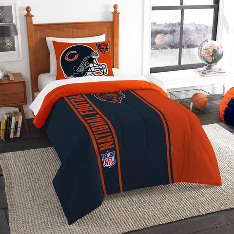 Chicago Bears NFL Twin Comforter Set (Soft & Cozy) (64 x 86)