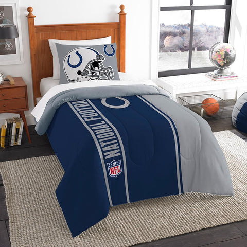 Indianapolis Colts NFL Twin Comforter Set (Soft & Cozy) (64 x 86)