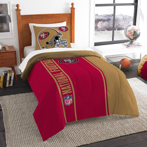 San Francisco 49ers NFL Twin Comforter Set (Soft & Cozy) (64 x 86)
