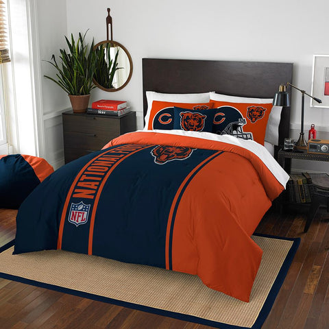 Chicago Bears NFL Full Comforter Set (Soft & Cozy) (76 x 86)
